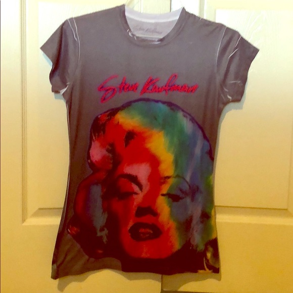 Steve Kaufman Tops - Marilyn Monroe Tee Shirt